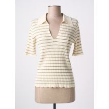 SOAKED - Polo beige en coton - Femme - Taille 40 - Modz