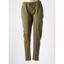 CULTURE - Pantalon chino vert en polyester - Femme - Taille 40 - Modz