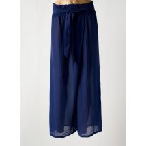 LINGADORE - Pantalon large bleu en polyester - Femme - Taille 42 - Modz