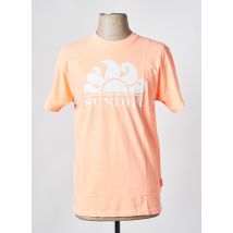 SUNDEK - T-shirt orange en coton - Homme - Taille S - Modz