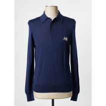 SONNI D'ARCO - Polo bleu en laine - Homme - Taille S - Modz