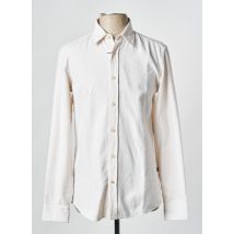 HUGO BOSS - Chemise manches longues beige en coton - Homme - Taille M - Modz