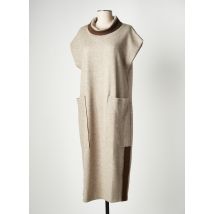 GERSHON BRAM - Robe longue beige en viscose - Femme - Taille 44 - Modz