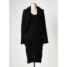 CARTA LIBERA - Robe pull noir en viscose - Femme - Taille 36 - Modz