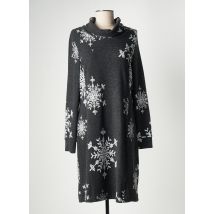 DOLCEZZA - Robe mi-longue gris en polyester - Femme - Taille 36 - Modz