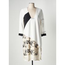 ELISA CAVALETTI - Robe mi-longue blanc en viscose - Femme - Taille 40 - Modz
