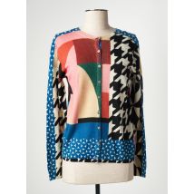 JEI'S BY LETIZIA DENARO - Gilet manches longues bleu en laine - Femme - Taille 38 - Modz