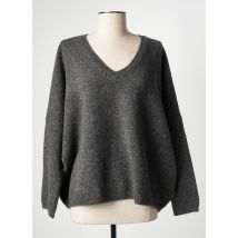 NUZINA - Pull gris en acrylique - Femme - Taille 38 - Modz
