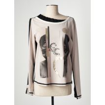 ELISA CAVALETTI - T-shirt beige en coton - Femme - Taille 42 - Modz