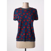 JEI'S BY LETIZIA DENARO - Pull bleu en merinos - Femme - Taille 38 - Modz