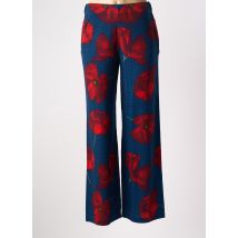 JEI'S BY LETIZIA DENARO - Pantalon droit bleu en merinos - Femme - Taille 38 - Modz