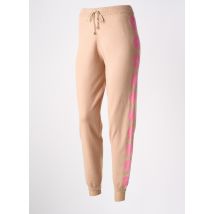 LEO & UGO - Pantalon droit beige en viscose - Femme - Taille 42 - Modz