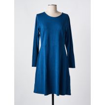 NICE THINGS - Robe mi-longue bleu en lyocell - Femme - Taille 40 - Modz