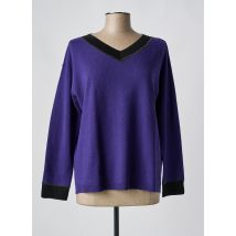 LUISA CERANO - Pull violet en laine vierge - Femme - Taille 42 - Modz