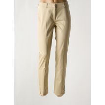 MAX MARA - Pantalon slim beige en coton - Femme - Taille 36 - Modz