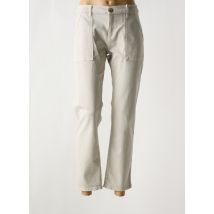 SUD EXPRESS - Pantalon droit gris en coton - Femme - Taille 42 - Modz