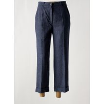 HARRIS WILSON - Pantalon 7/8 bleu en laine - Femme - Taille 36 - Modz