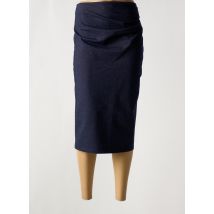 MAX MARA - Jupe mi-longue bleu en coton - Femme - Taille 36 - Modz
