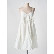 MOLLY BRACKEN - Robe mi-longue blanc en coton - Femme - Taille 38 - Modz