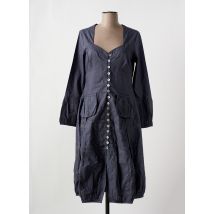 NID D'ABEILLE - Robe mi-longue gris en coton - Femme - Taille 40 - Modz