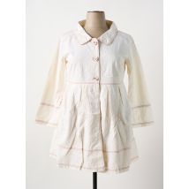 NID D'ABEILLE - Veste casual blanc en coton - Femme - Taille 46 - Modz