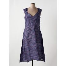 NID D'ABEILLE - Robe mi-longue violet en coton - Femme - Taille 42 - Modz