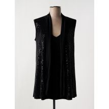 JEAN MARC PHILIPPE - Top noir en nylon - Femme - Taille 44 - Modz