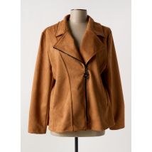 2W PARIS - Veste casual marron en polyester - Femme - Taille 46 - Modz