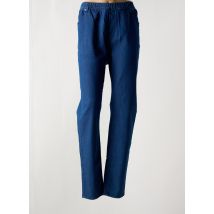 S.QUISE - Jeans coupe slim bleu en coton - Femme - Taille 50 - Modz
