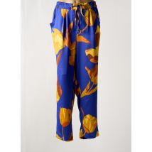 JEAN MARC PHILIPPE - Pantalon large bleu en polyester - Femme - Taille 48 - Modz
