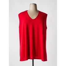 JEAN MARC PHILIPPE - Débardeur rouge en polyester - Femme - Taille 56 - Modz