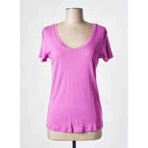 C'EST BEAU LA VIE - T-shirt violet en coton - Femme - Taille 40 - Modz