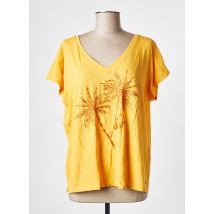 TRAMONTANA - T-shirt orange en coton - Femme - Taille 40 - Modz