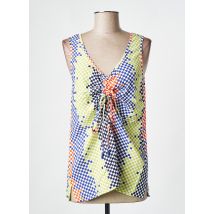 SCORZZO - Top bleu en viscose - Femme - Taille 42 - Modz