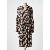GEISHA - Robe mi-longue noir en viscose - Femme - Taille 40 - Modz