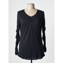 AKELA KEY - T-shirt noir en modal - Femme - Taille 44 - Modz