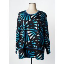 FRANCE RIVOIRE - T-shirt bleu en polyester - Femme - Taille 54 - Modz