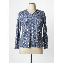 MERI & ESCA - T-shirt bleu en polyester - Femme - Taille 48 - Modz