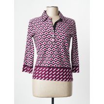 CHRISTINE LAURE - Polo violet en viscose - Femme - Taille 38 - Modz