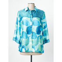 ESTEL COLLECTION - Chemisier bleu en polyamide - Femme - Taille 42 - Modz