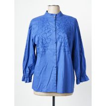 FABIENNE CHAPOT - Chemisier bleu en coton - Femme - Taille 42 - Modz