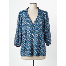 CHRISTINE LAURE - Blouse bleu en polyester - Femme - Taille 52 - Modz