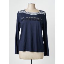 FRANK WALDER - T-shirt bleu en viscose - Femme - Taille 44 - Modz