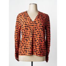 SIGNE NATURE - Blouse orange en viscose - Femme - Taille 40 - Modz