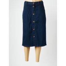 CREAM - Jupe mi-longue bleu en coton - Femme - Taille 42 - Modz