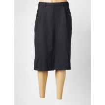 FRANCE RIVOIRE - Jupe mi-longue noir en coton - Femme - Taille 46 - Modz