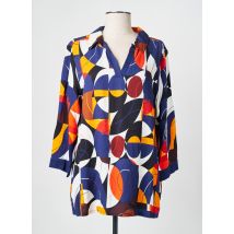 CHRISTINE LAURE - Blouse bleu en viscose - Femme - Taille 48 - Modz
