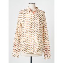 LA CIBLE ROUGE - Chemisier beige en coton - Femme - Taille 40 - Modz