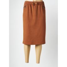 RABE - Jupe mi-longue marron en viscose - Femme - Taille 44 - Modz