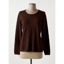 MARINA V - Pull marron en viscose - Femme - Taille 38 - Modz